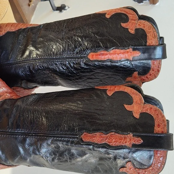 Women's Caiman cowboy boots - Picture 7 of 11
